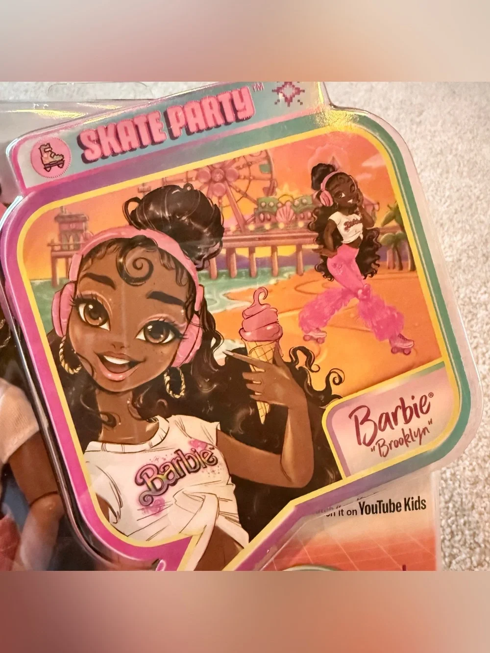 Barbie Dream Besties Brooklyn Skate Party Doll 2025 Mattel NIB Roller Skates